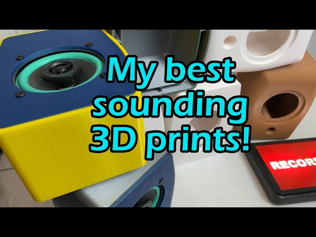Great 3D printed speakers!