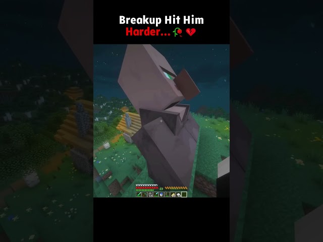 Breakup Hurts!! #tiktokfilter #core #viralreelschallenge #minecraftmemes #minecraft #edit