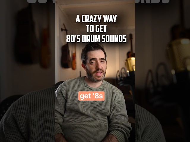 A crazy way to get 80’s drum sounds