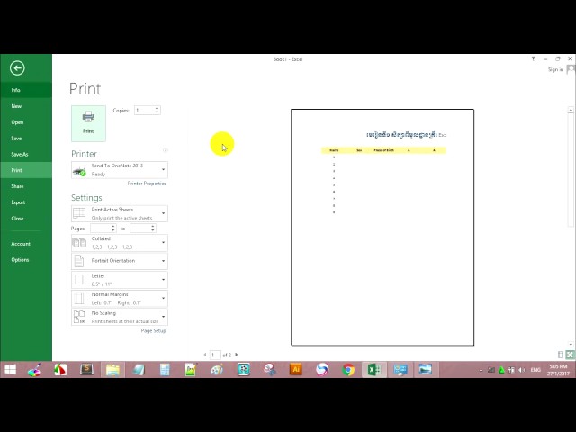 Introduction to Ms Excel 2013 Speak Khmer Part 1