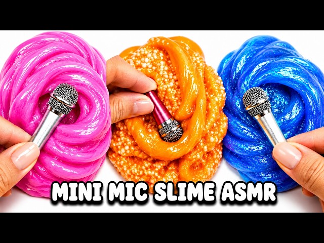 Rating Slime With A Mini Mic | Satisfying Slime ASMR Compilation