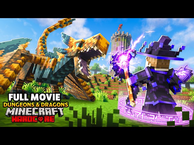 I Survived 200 Days in DUNGEONS & DRAGONS in Minecraft Hardcore! [FULL MOVIE]