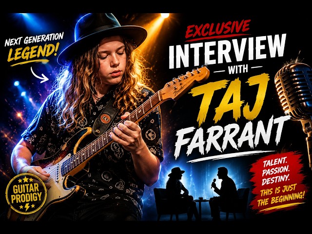 Guitar Prodigy Taj Farrant Interview from AGT The Ellen Show Plays Live Music guitarist solo