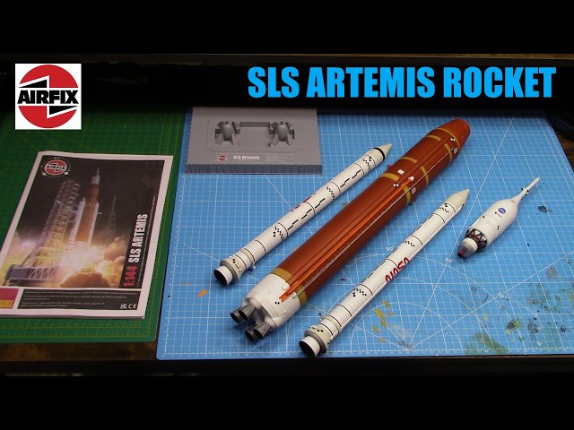 Complete! AirFix Artemis Rocket 1:144 scale Model Kit #nasa