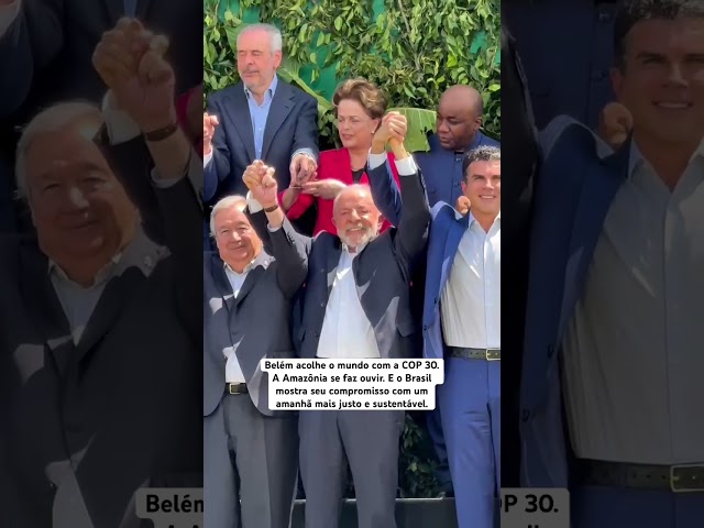 Belém acolhe o mundo com a COP 30. A Amazônia se faz ouvir.