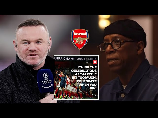 🤯Ian Wright SLAMS Wayne Rooney over CRITICS to Arsenal! Celebrating to much getting to UCL FINALS