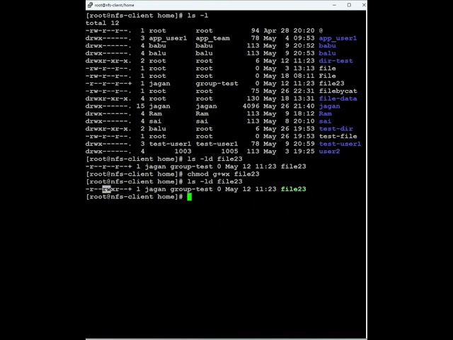 Red Hat Linux - chmod command - How to grant Read, Write, and execute permissions to groups