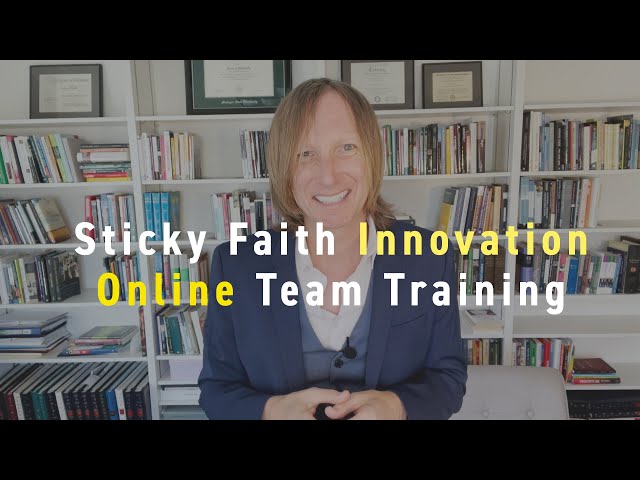 Steve Argue shares about Sticky Faith Innovation Online Team Training