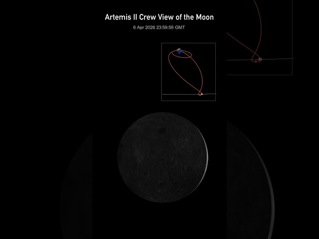 Artemis II Crew View of the Moon #artemis #moon #nasa #space #apollo