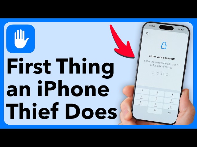 This Is The First Thing An iPhone Thief Does (Block It Now!)
