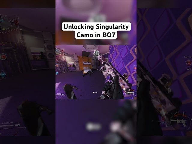 Unlocking Singularity Camo in BO7 | #shorts #callofduty #bo7