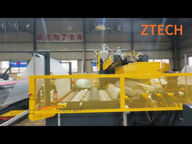 FASTEST 2-Layer Air Bubble Film Machine?  ZTECH 40m/min – High Speed, Low Cost, Made for Indonesia!