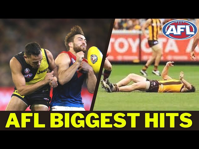 AFL Biggest Hits, Bumps and KO's of All Time!