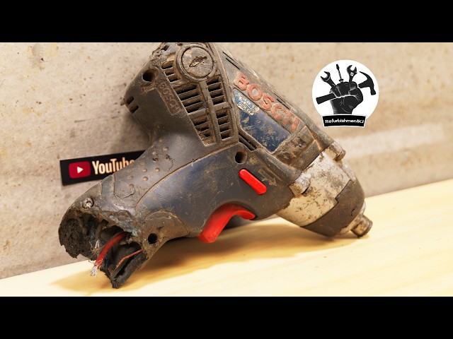 Bosch GDR 14.4V-li + Milwaukee 2753 = Crazy Battery Swap! | Impact Driver Restoration