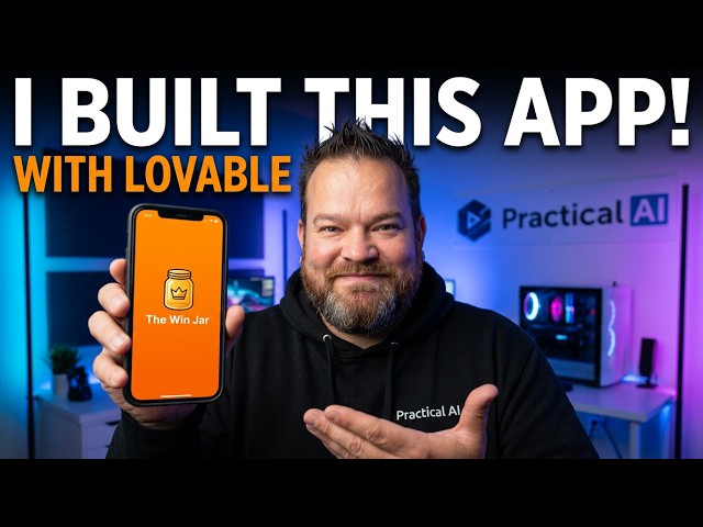 I Built This With Lovable - The Win Jar