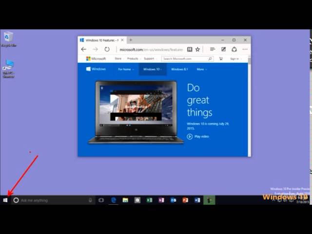 Windows 10 Tutorials Desktop