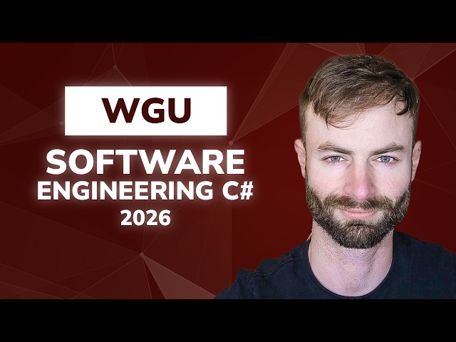 WGU Software Engineering Degree C# Track - The Underrated Track!