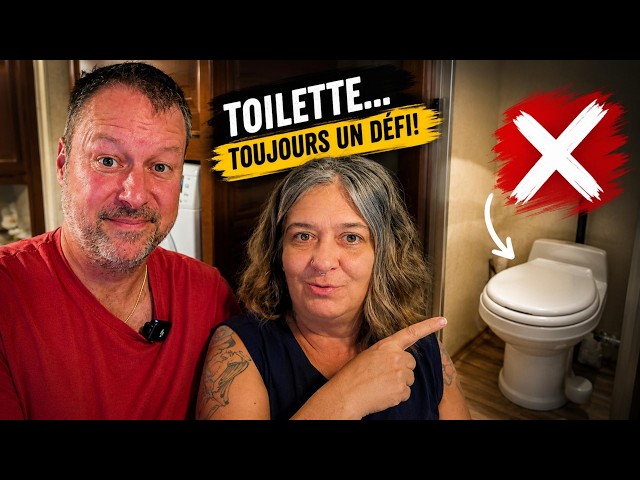 We tried to fix our RV toilet