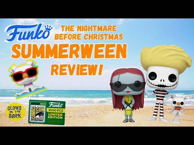 4K Summerween Funko Unboxing: Beach-Ready Nightmare Before Christmas Figures!
