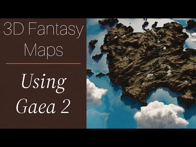 3D Fantasy Maps with Gaea2 Tutorial (Part 1 Landmass creation)