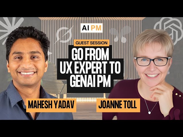 Agentic Deep Dives: AI for UX Experts Transitioning Into Product Management
