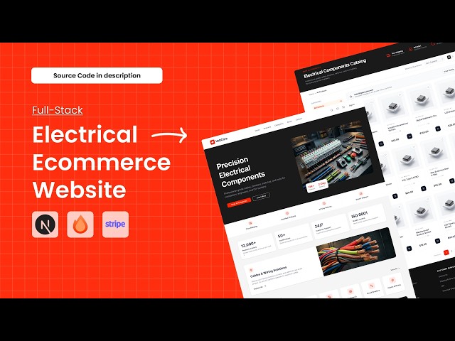 Electrical Ecommerce Website | Next.js 15 + Hono.js + Stripe | Full Source Code