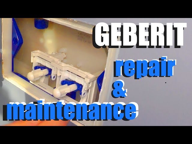 Geberit toilet repair and maintenance - How to