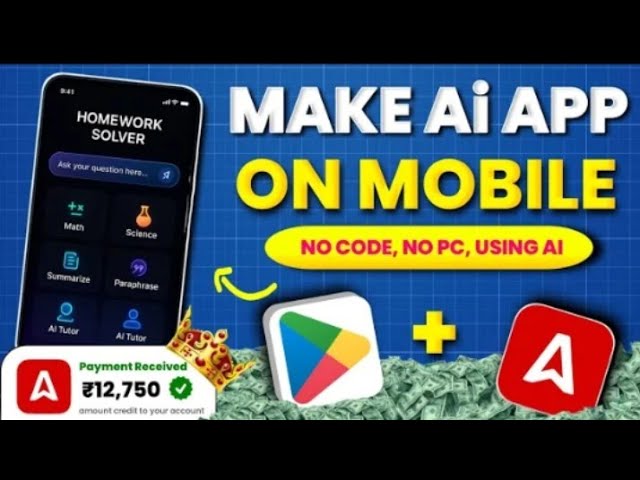 AI App Builder on Mobile 🔥 | No Code Android App Tutorial (Hindi, 2025) | MindCode