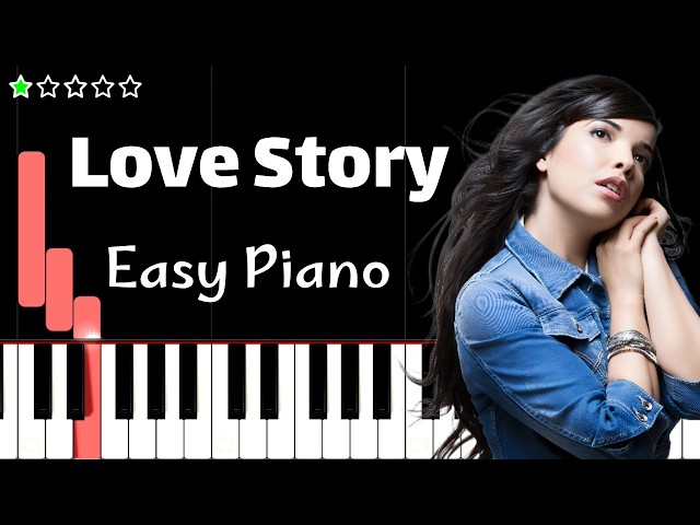 Indila - Love Story | EASY Piano Tutorial