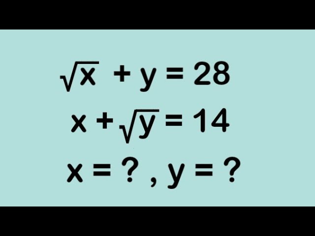 An Interesting Olympiad Algebra Question l math olympiad 