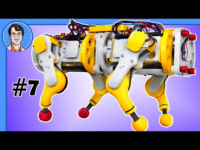 openDog V2 #7 Upgrades and Gait Improvements