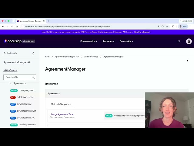 How to Change Agreement Types with the Docusign Agreement Manager API