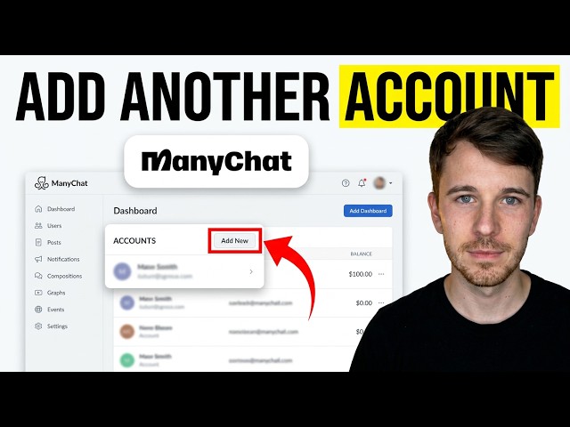 How To Add Another Account To ManyChat (Step by Step)