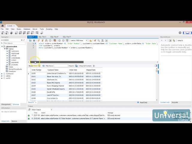 Lesson 6: Doing Advanced Queries - MySQL Course