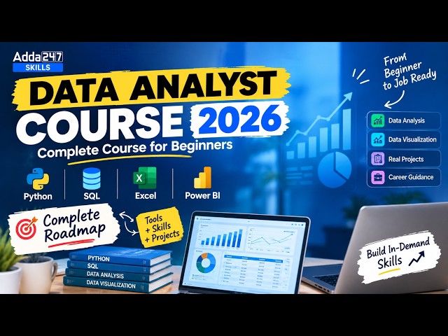 Data Analyst Course 2026 | Complete Data Analyst Course for Beginners