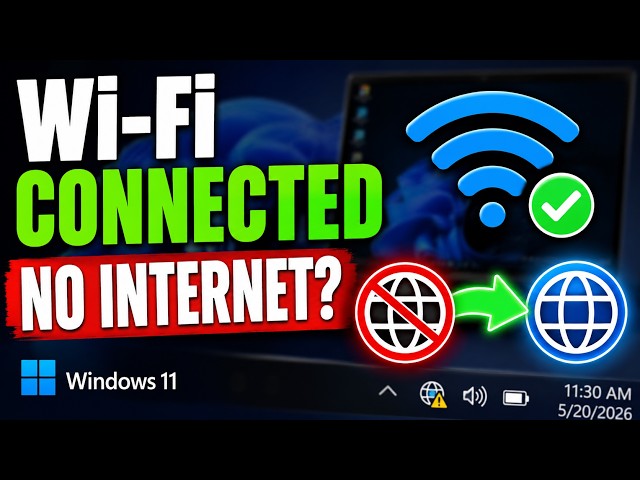 Fix Wi-Fi Connected But No Internet in Windows (4 Easy Solutions)