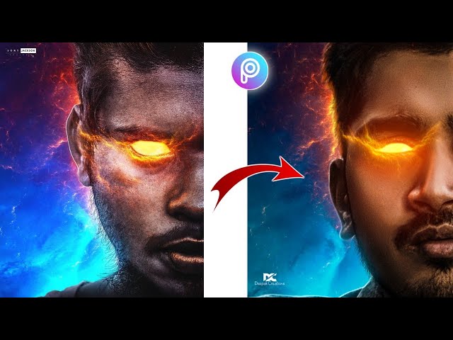 Neon Eye Glow Edit Like Sony jackson | Neon Light Effect | Picsart Editing | Dual Tone Editing