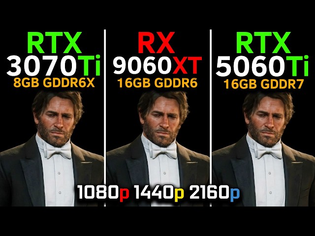 RTX 3070 Ti vs RX 9060 XT vs RTX 5060 Ti | Test in 13 Games | Best Budget GPU? | 1080p, 1440p, 4K