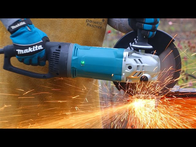 This is the most powerful angle grinder from Makita. GA9071X1, 2800W