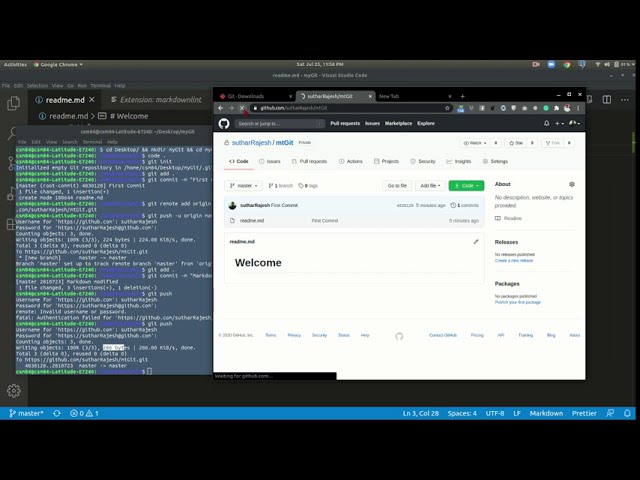 Git, GitHub and S.E. Assignment - Part 1 - Download, Installation and Configuration.