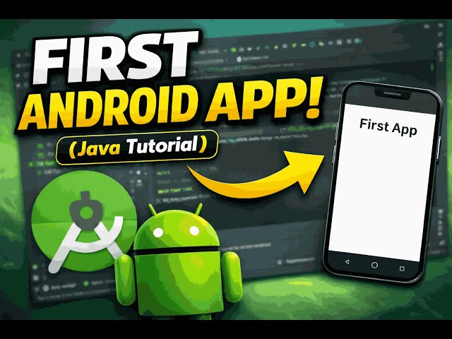 Create First App in Android Studio (Java) | Beginner Android Tutorial