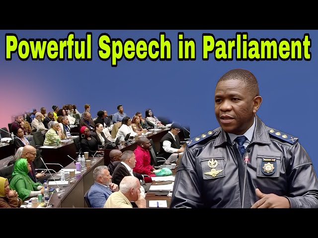 General Mkhwanazi Powerful Speech in Parliament about Gangs, SAPS, IDAC, HAWKS..
