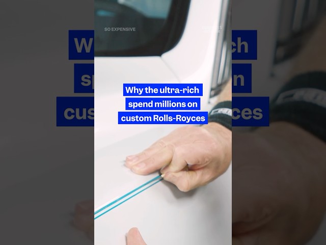 How Rolls-Royce customizes cars for its ultrawealthy clients. #luxurycar #RollsRoyce #soexpensive