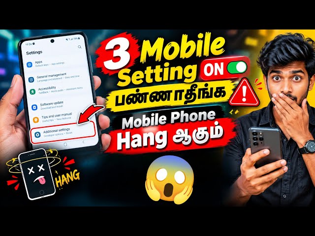 3 Settings You MUST Turn Off to Stop mobile Phone Lag!