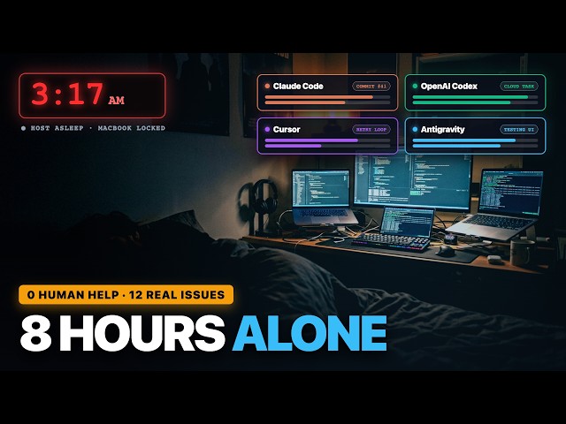 I Left 4 AI Coding Agents Alone for 8 Hours While I Slept