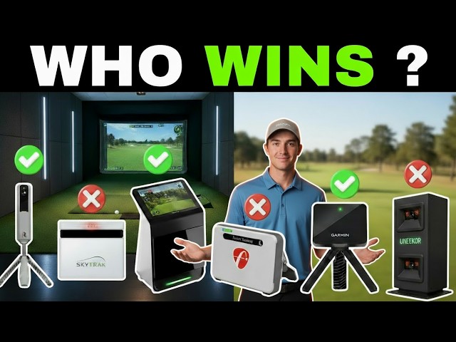 ✅ 7 Best Launch Monitors for Golf Driving Range [2026] ⛳️ Indoor Golf Simulator Setup for Home