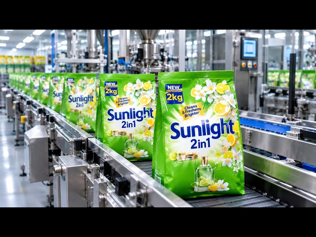 Inside the 100-Ton Detergent Plant – The HYPNOTIC Spray Drying of Modern Washing Powder Production