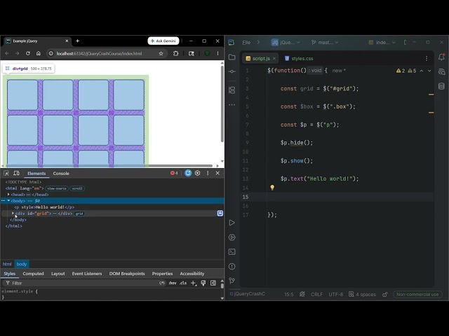 jQuery Crash Course