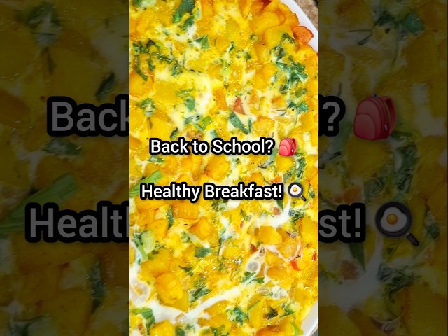 Easy Potato & Egg Breakfast Back-to-School Breakfast 🥔🍳#shorts #breakfast #potato #easyrecipe