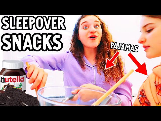 SLEEPOVER SNACKS with Sabre & Naz | NORRIS NUTS COOKING
